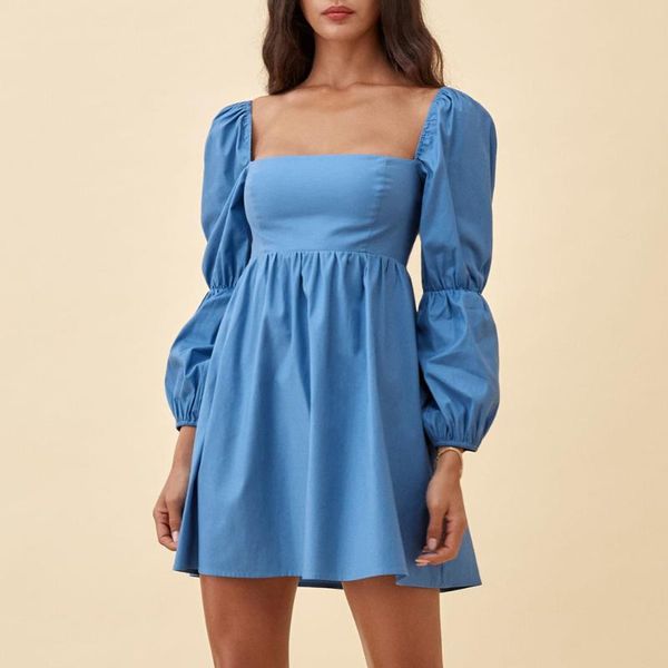 casual dresses spring autumn clothes for women 2021 square neck long puff sleeve back smocked empire waist babydoll mini dress, Black;gray
casual dresses spring autumn clothes for women 2021 square neck long puff sleeve back smocked empire waist babydoll mini dress, Black;gray