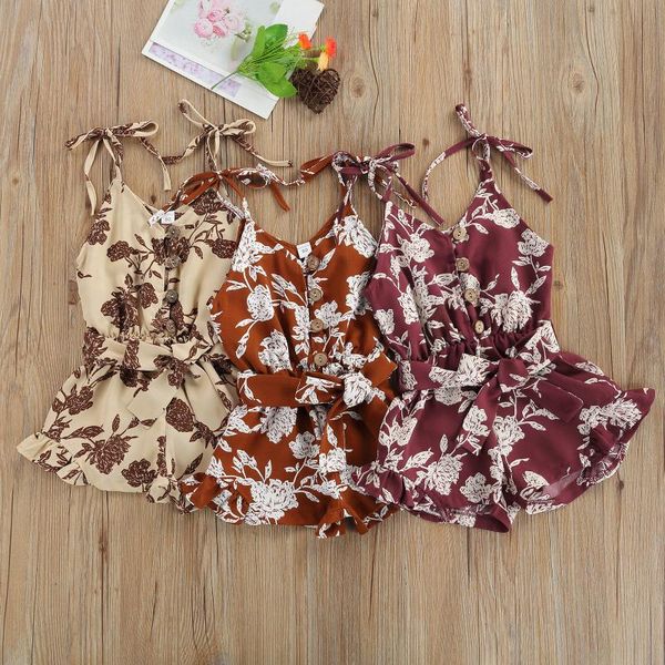 jumpsuits 1-6y fashion children clothing summer toddler baby girls sleeveless floral print sling ruffle romper playsuits with waistband, Blue
jumpsuits 1-6y fashion children clothing summer toddler baby girls sleeveless floral print sling ruffle romper playsuits with waistband, Blue