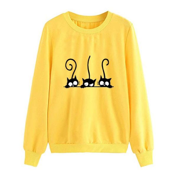 women's hoodies & sweatshirts women long sleeve cat printing sweatshirt hoodie casual pullover jumper, Black
women's hoodies & sweatshirts women long sleeve cat printing sweatshirt hoodie casual pullover jumper, Black