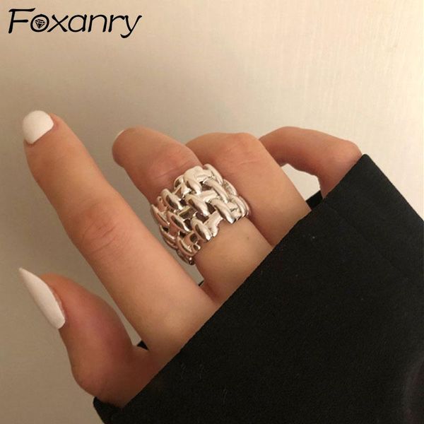 cluster rings foxanry 925 sterling silver for women trend vintage elegant creative exaggerated wide cross pattern party jewelry gift, Golden;silver
cluster rings foxanry 925 sterling silver for women trend vintage elegant creative exaggerated wide cross pattern party jewelry gift, Golden;silver