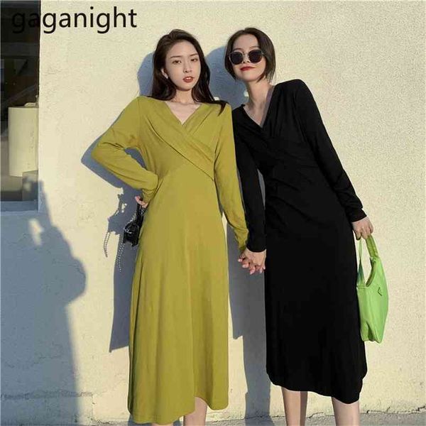 korean women v-neck high waist mid-calf elegant office ladies solid slim bodycon knitting cotton dresses long sleeve 210601, Black;gray
korean women v-neck high waist mid-calf elegant office ladies solid slim bodycon knitting cotton dresses long sleeve 210601, Black;gray