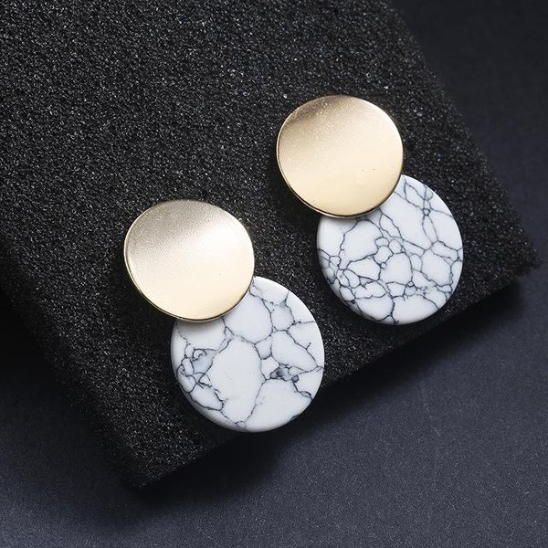 clip-on & screw back 2021 fashion design geometric round metal white marbling splicing clip on earrings for women no hole jewelry gift, Silver
clip-on & screw back 2021 fashion design geometric round metal white marbling splicing clip on earrings for women no hole jewelry gift, Silver