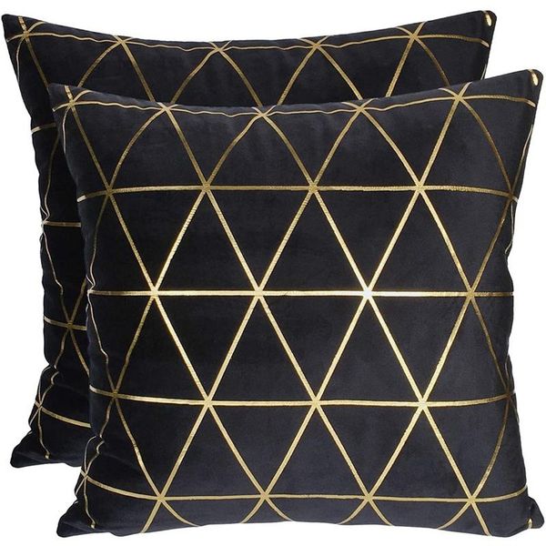 cushion/decorative pillow pillowcases, square decorative velvet 45x45cm, set of 2 (black)
cushion/decorative pillow pillowcases, square decorative velvet 45x45cm, set of 2 (black)