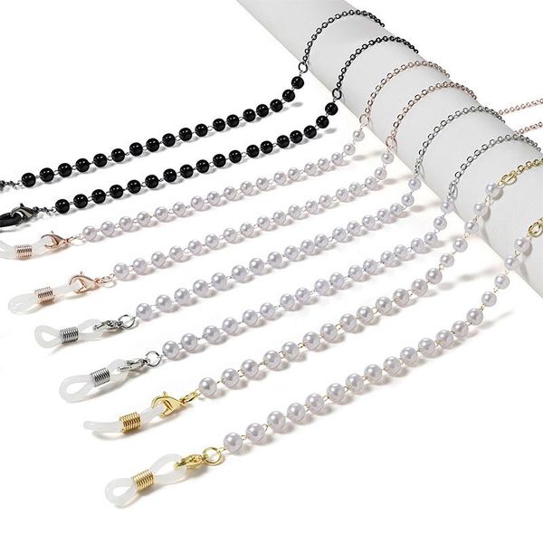sunglasses frames imitation pearl glasses chain mask lanyard anti-lost hanging rope minimalist style bead eyeglass, Silver
sunglasses frames imitation pearl glasses chain mask lanyard anti-lost hanging rope minimalist style bead eyeglass, Silver