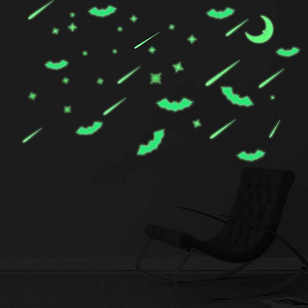 wall stickers night light bat plus meteor crescent halloween sticker glow in the dark
wall stickers night light bat plus meteor crescent halloween sticker glow in the dark