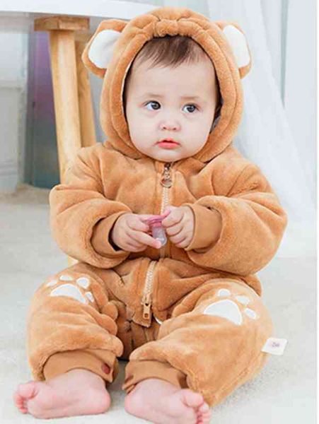 baby 3d ears hooded flannel jumpsuit she, Blue
baby 3d ears hooded flannel jumpsuit she, Blue