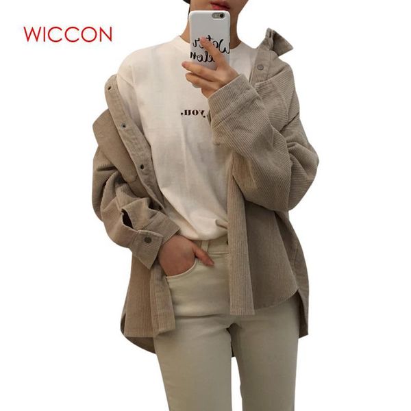 women's jackets 2021 spring autumn college wind loose causal solid corduroy long sleeve female short design outwear, Black;brown
women's jackets 2021 spring autumn college wind loose causal solid corduroy long sleeve female short design outwear, Black;brown