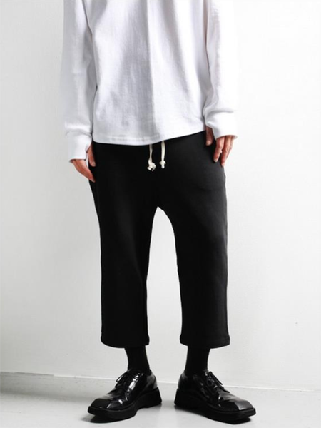 men's pants sportswear straight spring and autumn fashion trend casual loose pantsÂ, Black
men's pants sportswear straight spring and autumn fashion trend casual loose pantsÂ, Black