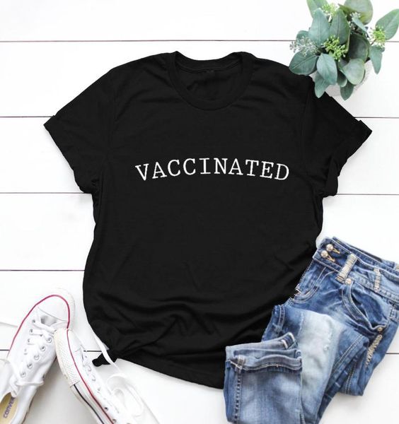 women's t-shirt vaccinated women shirt fully female casual loose woman graphic hipster comfort short sleeve tee, White
women's t-shirt vaccinated women shirt fully female casual loose woman graphic hipster comfort short sleeve tee, White