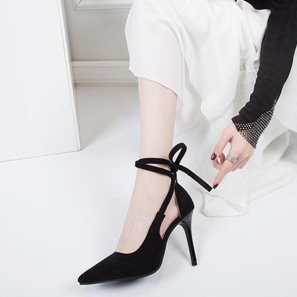 shoes women pointed toe pumps single shoe thin heels sandals wedding ankle strap stiletto sandalias de verano para mujer m28, Black
shoes women pointed toe pumps single shoe thin heels sandals wedding ankle strap stiletto sandalias de verano para mujer m28, Black
