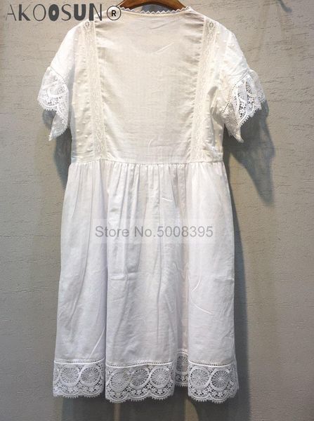 casual dresses white cotton lace embroidered short dress v-neck sleeves ruffled detail fashion woman 2021, Black;gray
casual dresses white cotton lace embroidered short dress v-neck sleeves ruffled detail fashion woman 2021, Black;gray
