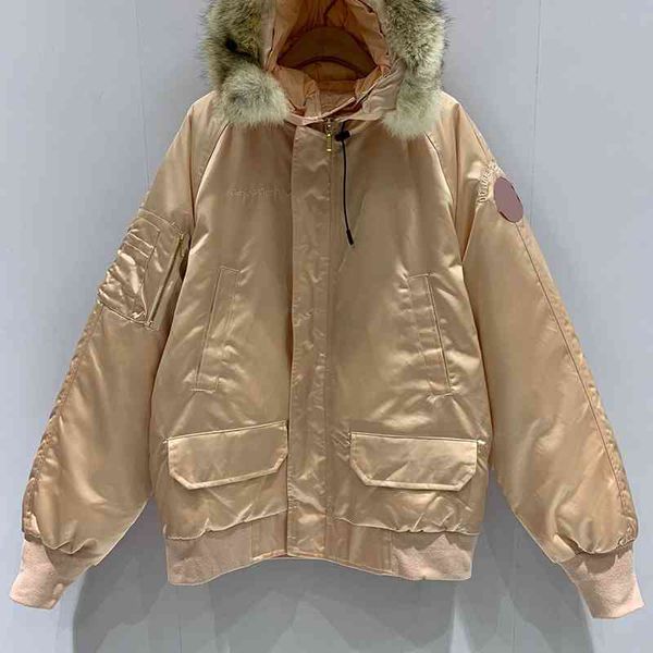 shenzhen nanyou weihuo goose wolf fur collar thickened warm down jacket for women, Black
shenzhen nanyou weihuo goose wolf fur collar thickened warm down jacket for women, Black