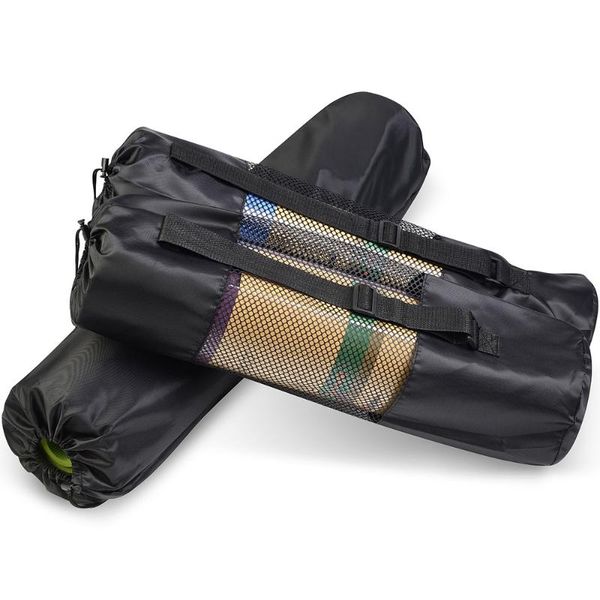 black yoga backpack mat bag waterproof nylon pilates carrier mesh adjustable strap sport tool convenience mats
black yoga backpack mat bag waterproof nylon pilates carrier mesh adjustable strap sport tool convenience mats