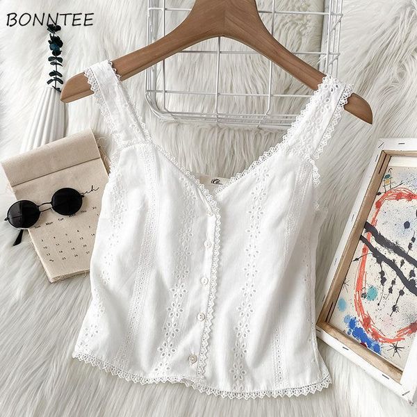 women's tanks & camis women summer trendy v-neck korean style soft hollow out simple pure sweet girls all-match basic vintage tender le, White
women's tanks & camis women summer trendy v-neck korean style soft hollow out simple pure sweet girls all-match basic vintage tender le, White
