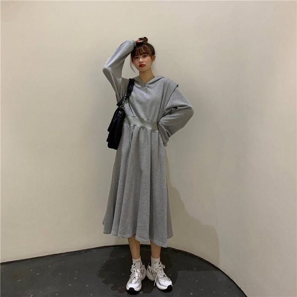 casual dresses autumn niche bat long-sleeved solid color waist slimming mid-length dress simple, Black;gray
casual dresses autumn niche bat long-sleeved solid color waist slimming mid-length dress simple, Black;gray