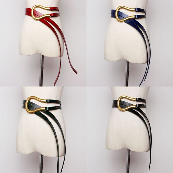 women's fashion net, red belt, leather horseshoe buckle, autumn and winter coat, decorative waist cover ekrx, Black;brown
women's fashion net, red belt, leather horseshoe buckle, autumn and winter coat, decorative waist cover ekrx, Black;brown