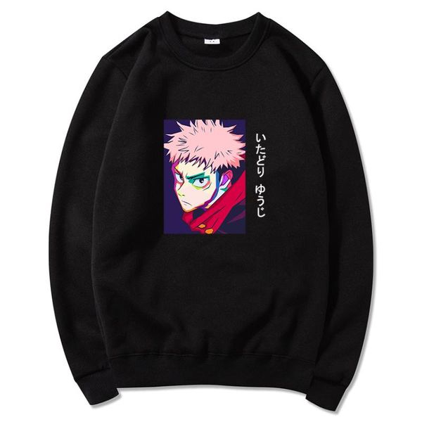 men's hoodies & sweatshirts anime hoodie jujutsu kaisen itadori yuji men women harajuku sweatshirt dropship pullover tracksuit sudadera, Black
men's hoodies & sweatshirts anime hoodie jujutsu kaisen itadori yuji men women harajuku sweatshirt dropship pullover tracksuit sudadera, Black