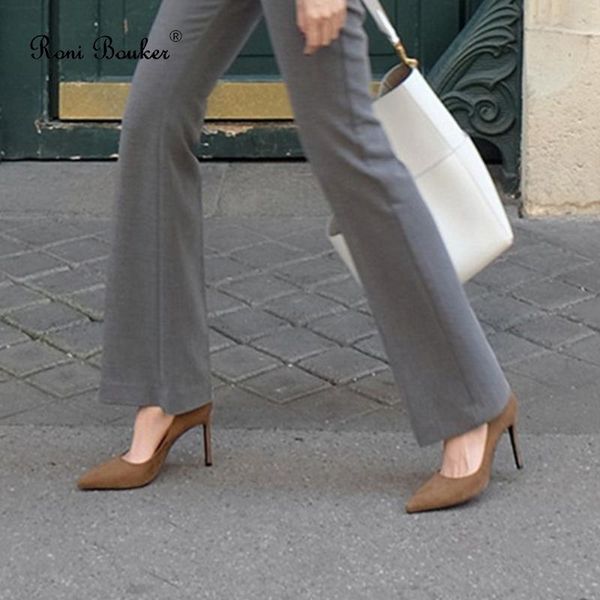 dress shoes roni bouker faux suede pointed toe stiletto heels pumps shallow slip-on many high heel banquet woman red yellow blue, Black
dress shoes roni bouker faux suede pointed toe stiletto heels pumps shallow slip-on many high heel banquet woman red yellow blue, Black