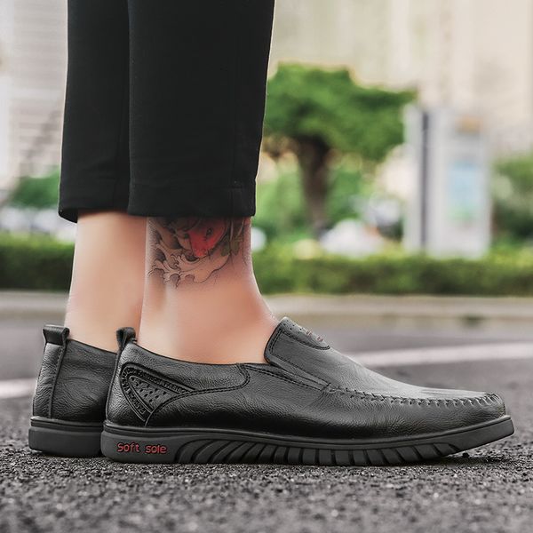 dress shoes fashion leather men casual flat breathable loafers handmade sewing moccasins comfortable shoes big size 47 edaw, Black
dress shoes fashion leather men casual flat breathable loafers handmade sewing moccasins comfortable shoes big size 47 edaw, Black