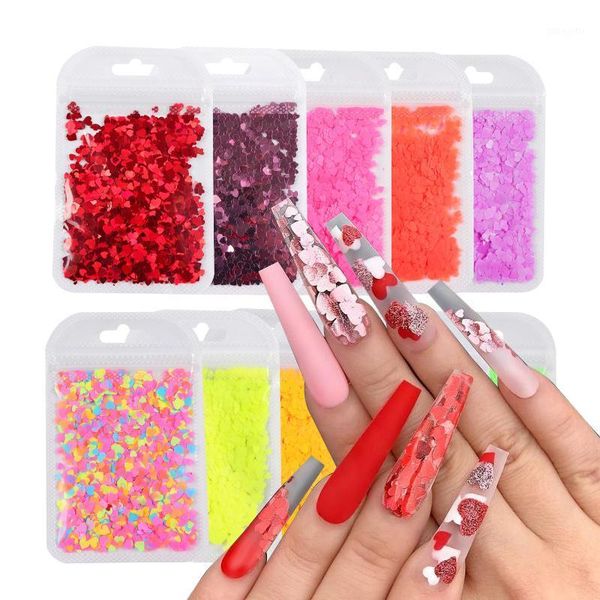 fluorescent nail art glitter powder size mixed love heart-shaped flake sequins diy manicure design decoration accessories1, Silver;gold
fluorescent nail art glitter powder size mixed love heart-shaped flake sequins diy manicure design decoration accessories1, Silver;gold