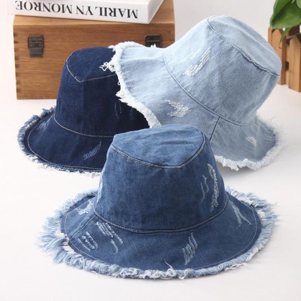 cloches 2021 bucket hat all-match retro denim sanding visor casual wash cloth fashion couple fisherman, Blue;gray
cloches 2021 bucket hat all-match retro denim sanding visor casual wash cloth fashion couple fisherman, Blue;gray