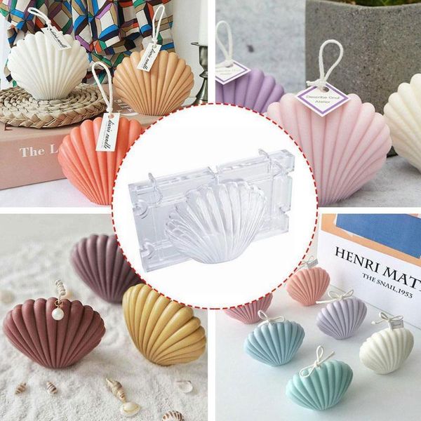 craft tools 3d candle mould scented mold handmade making molds plastic soap scallop plaster h4l5
craft tools 3d candle mould scented mold handmade making molds plastic soap scallop plaster h4l5