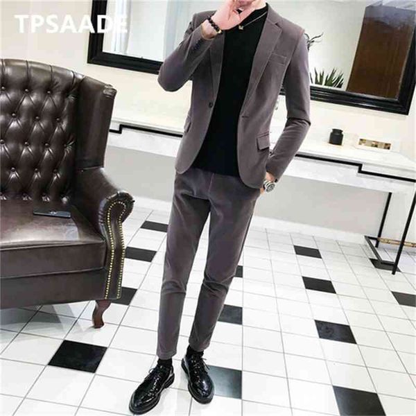 men's suits & blazers two-piece trend of fashion banquet casual gentleman slim fit dress more recent custom groom velvet men's sui, White;black
men's suits & blazers two-piece trend of fashion banquet casual gentleman slim fit dress more recent custom groom velvet men's sui, White;black