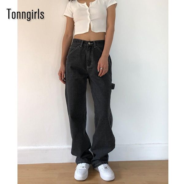 women's jeans tonngirls korean baggy for women loose high waist boyfriend mom big pockets black straight denim pants fashion 2021, Blue
women's jeans tonngirls korean baggy for women loose high waist boyfriend mom big pockets black straight denim pants fashion 2021, Blue