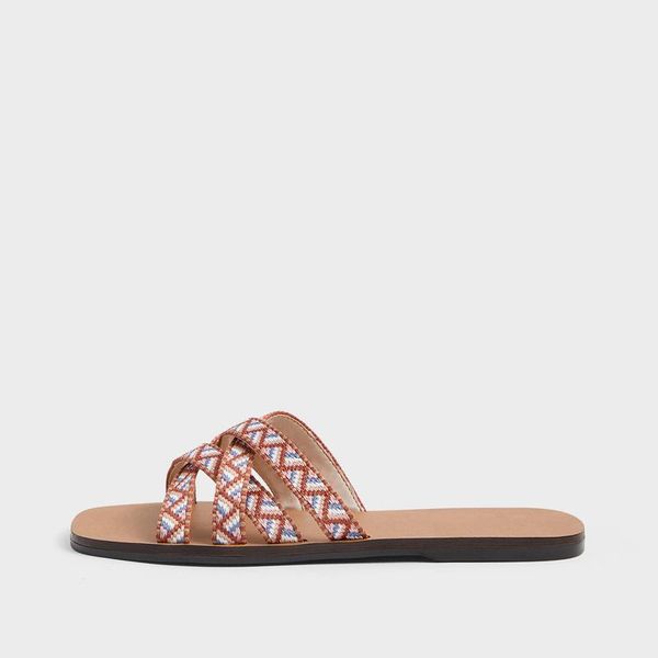 women's slippers fashion summer 2021 knitting cross band slid sandals flat with for women, Black
women's slippers fashion summer 2021 knitting cross band slid sandals flat with for women, Black