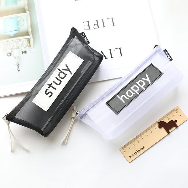 fashion transparent net yarn mesh pencil case pen package pencilcase school office supply stationery woman cosmetics make up bag bags
fashion transparent net yarn mesh pencil case pen package pencilcase school office supply stationery woman cosmetics make up bag bags