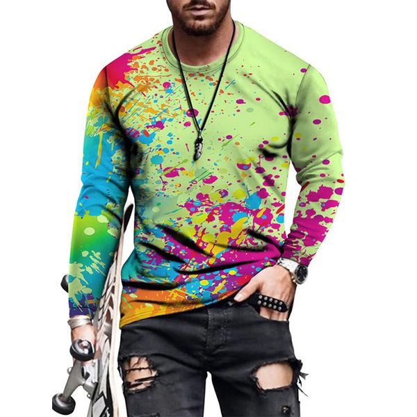 PaintedMens 3D Print T-shirt Visual Impact Party Top Streetwear Round Neck High Quality Long Sleeves Graphic Optical Illusion Plus Size Prin, White;black
PaintedMens 3D Print T-shirt Visual Impact Party Top Streetwear Round Neck High Quality Long Sleeves Graphic Optical Illusion Plus Size Prin, White;black