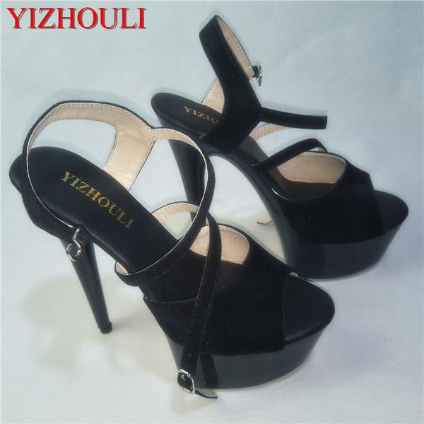 shoes after cross department with 15 cm over the stiletto heel sandals big yards women's, Black
shoes after cross department with 15 cm over the stiletto heel sandals big yards women's, Black