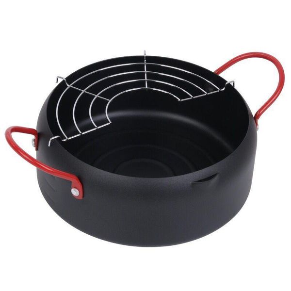 kitchen pot 22cm tempura frying japanese style deep fryer potable pots with basket household cookware pans
kitchen pot 22cm tempura frying japanese style deep fryer potable pots with basket household cookware pans