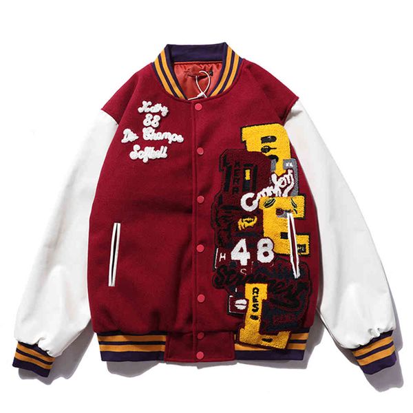 men's jackets hip hop straights baseball jacket men's s printed letter embroidered harajuku university style bomber oversize m-2xl, Black;brown
men's jackets hip hop straights baseball jacket men's s printed letter embroidered harajuku university style bomber oversize m-2xl, Black;brown
