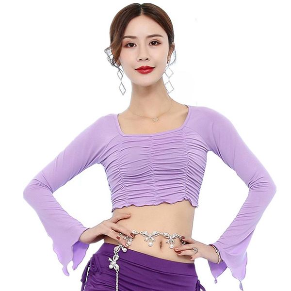 candy colors horn sleeves women dance clothing accessories elastic modal belly for girls wide boat neck stage wear, Black;red
candy colors horn sleeves women dance clothing accessories elastic modal belly for girls wide boat neck stage wear, Black;red