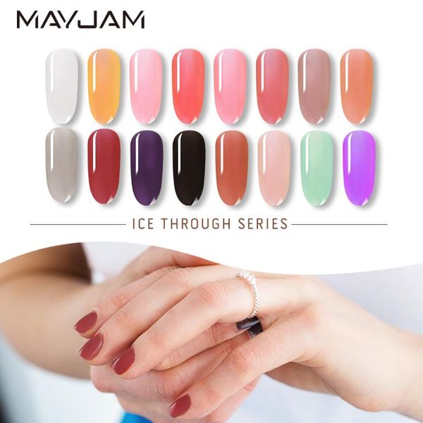 nail gel 8ml polish ice through series semi permanent uv varnish varnishes for nails design lacquer soak off base coat, Red;pink
nail gel 8ml polish ice through series semi permanent uv varnish varnishes for nails design lacquer soak off base coat, Red;pink