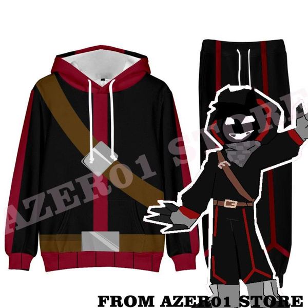 jogging clothing badboyhalo dream team smp halloween cosplay suit hoodies hooded ankle banded pant two piece set street clothes, Black;red
jogging clothing badboyhalo dream team smp halloween cosplay suit hoodies hooded ankle banded pant two piece set street clothes, Black;red
