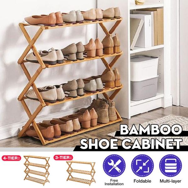 hooks & rails installation folding multi-layer shoe rack simple household economic racks dormitory door storage bamboo cabinet
hooks & rails installation folding multi-layer shoe rack simple household economic racks dormitory door storage bamboo cabinet