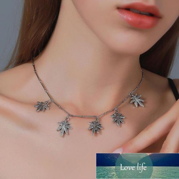 maple leaf necklace vintage silver color necklace for women jewelry ancient silver color leaf necklaces & pendants choker  factory price exp, Golden;silver
maple leaf necklace vintage silver color necklace for women jewelry ancient silver color leaf necklaces & pendants choker  factory price exp, Golden;silver