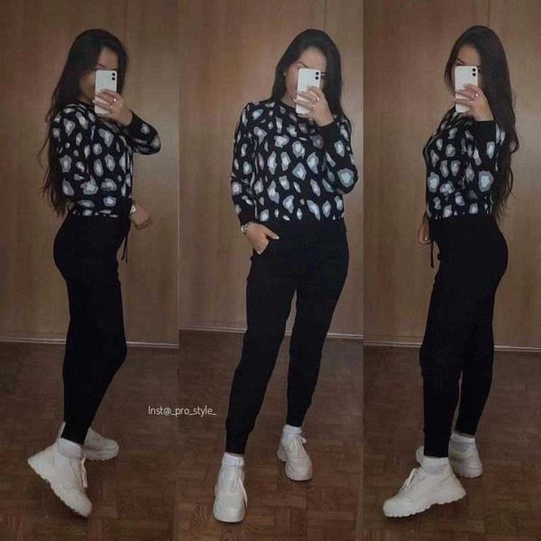 fashion retro women knitted suits leopard long sleeve o-neck sweater + lace up waist pocket harem pants korean sets 210930, White
fashion retro women knitted suits leopard long sleeve o-neck sweater + lace up waist pocket harem pants korean sets 210930, White
