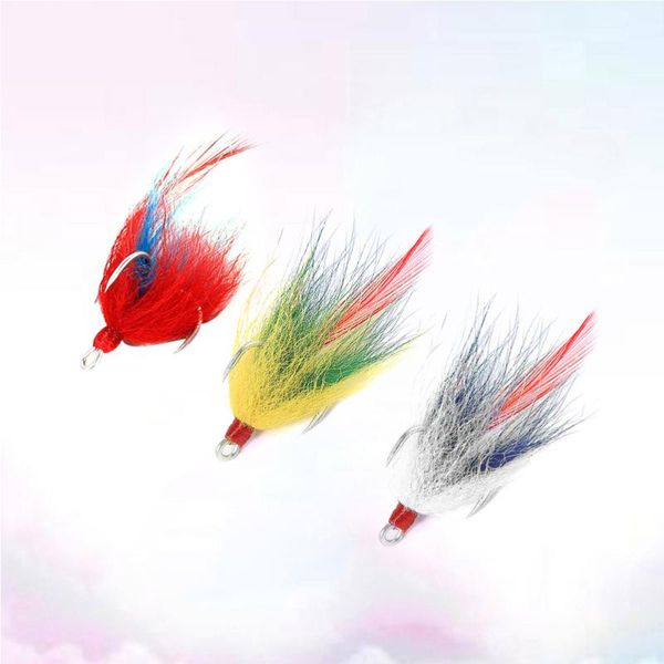 3pcs feather fishing lure fish string hook bait hooks tackle accessories (random color size 1)
3pcs feather fishing lure fish string hook bait hooks tackle accessories (random color size 1)