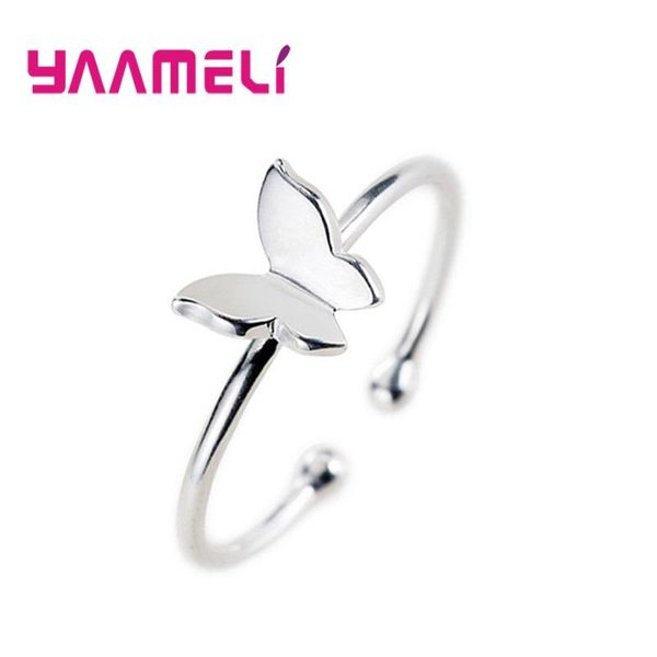 butterfly charms opening 925 sterling silver ring simple elegent fashion jewelry engagement valentine's day lady girls gift cluster rin, Golden;silver
butterfly charms opening 925 sterling silver ring simple elegent fashion jewelry engagement valentine's day lady girls gift cluster rin, Golden;silver