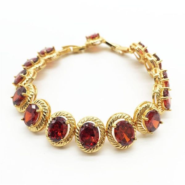 link, chain luxury egg shaped red stone cubic zirconia crystal zircon bridal bracelet & bangle wedding dinner party accessories, Black
link, chain luxury egg shaped red stone cubic zirconia crystal zircon bridal bracelet & bangle wedding dinner party accessories, Black