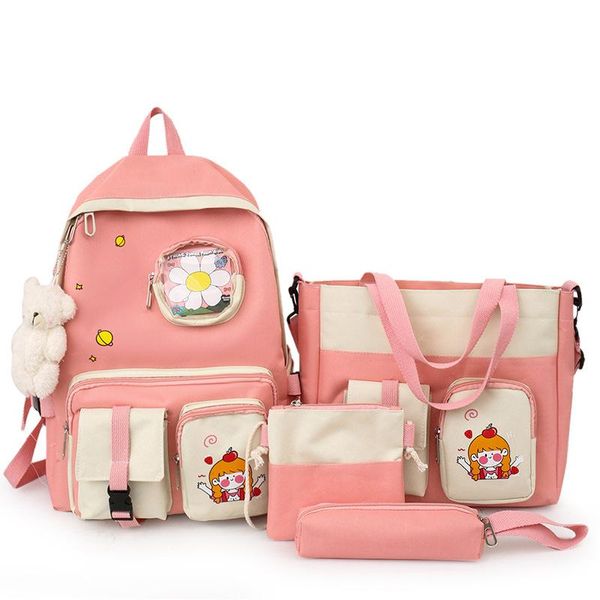 school bags axzspdy middle student backpacks teenagers girls cute japanese ins 4pcs set large capacity backpack shoulder
school bags axzspdy middle student backpacks teenagers girls cute japanese ins 4pcs set large capacity backpack shoulder