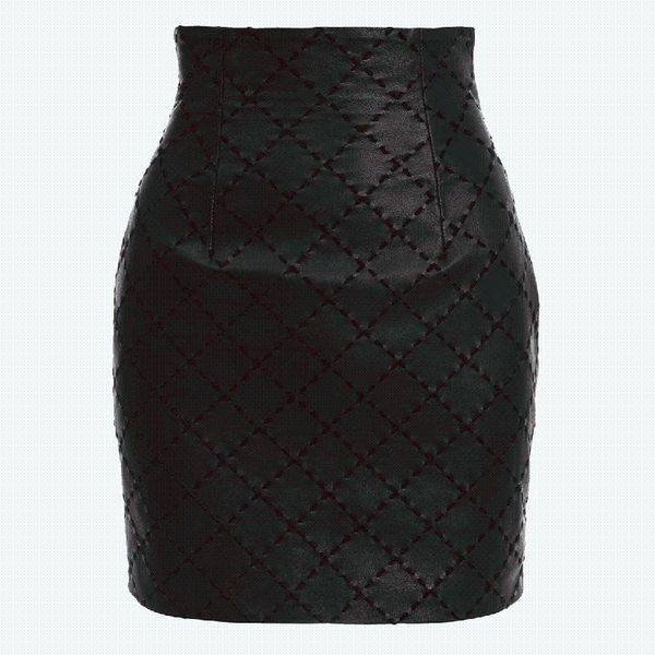 skirts high street est fashion 2021 designer skirt women's embroidery rhombic synthetic leather, Black
skirts high street est fashion 2021 designer skirt women's embroidery rhombic synthetic leather, Black
