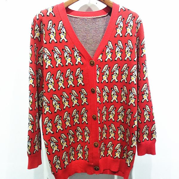 59% off factory outlet store 2019 benming red pig jacquard v-neck long sleeve single breasted cardigan women's high quality, White;black
59% off factory outlet store 2019 benming red pig jacquard v-neck long sleeve single breasted cardigan women's high quality, White;black