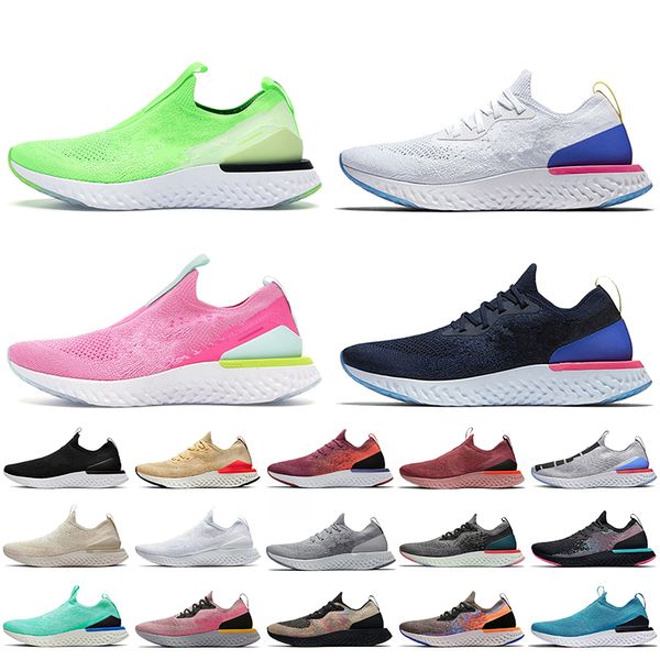 lacesless epic react fly knit women mens running shoes fashion volt pink club gold triple white black blue trainers sneakers
lacesless epic react fly knit women mens running shoes fashion volt pink club gold triple white black blue trainers sneakers