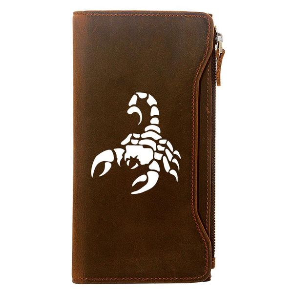 wallets twelve constellations scorpio printing holder package genuine leather zipper wallet men long clutch purse gift, Red;black
wallets twelve constellations scorpio printing holder package genuine leather zipper wallet men long clutch purse gift, Red;black