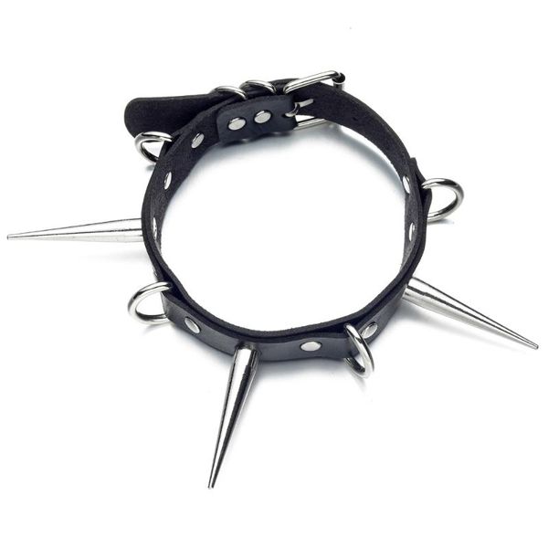chokers long spiked choker punk collar necklace black faux leather chocker goth gothic accessories, Golden;silver
chokers long spiked choker punk collar necklace black faux leather chocker goth gothic accessories, Golden;silver
