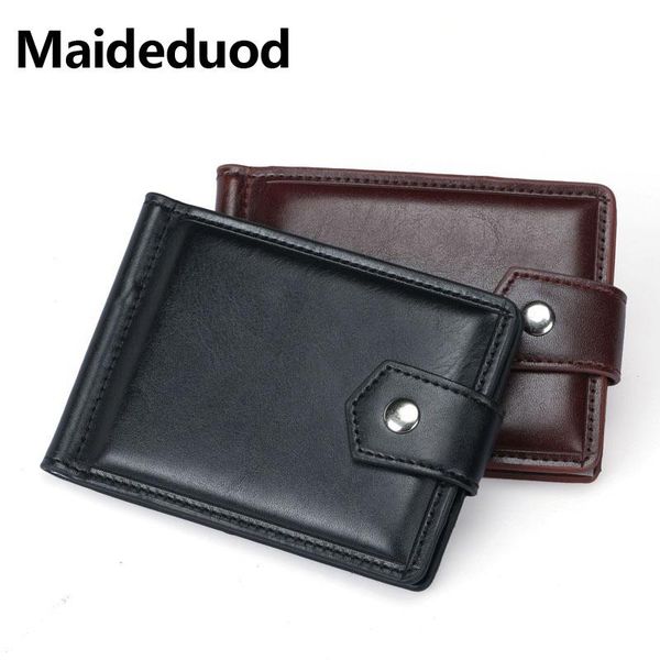 card holders maideduod luxury retro leather bifold coins purse and wallet men holder special design bag clamp, Brown;gray
card holders maideduod luxury retro leather bifold coins purse and wallet men holder special design bag clamp, Brown;gray